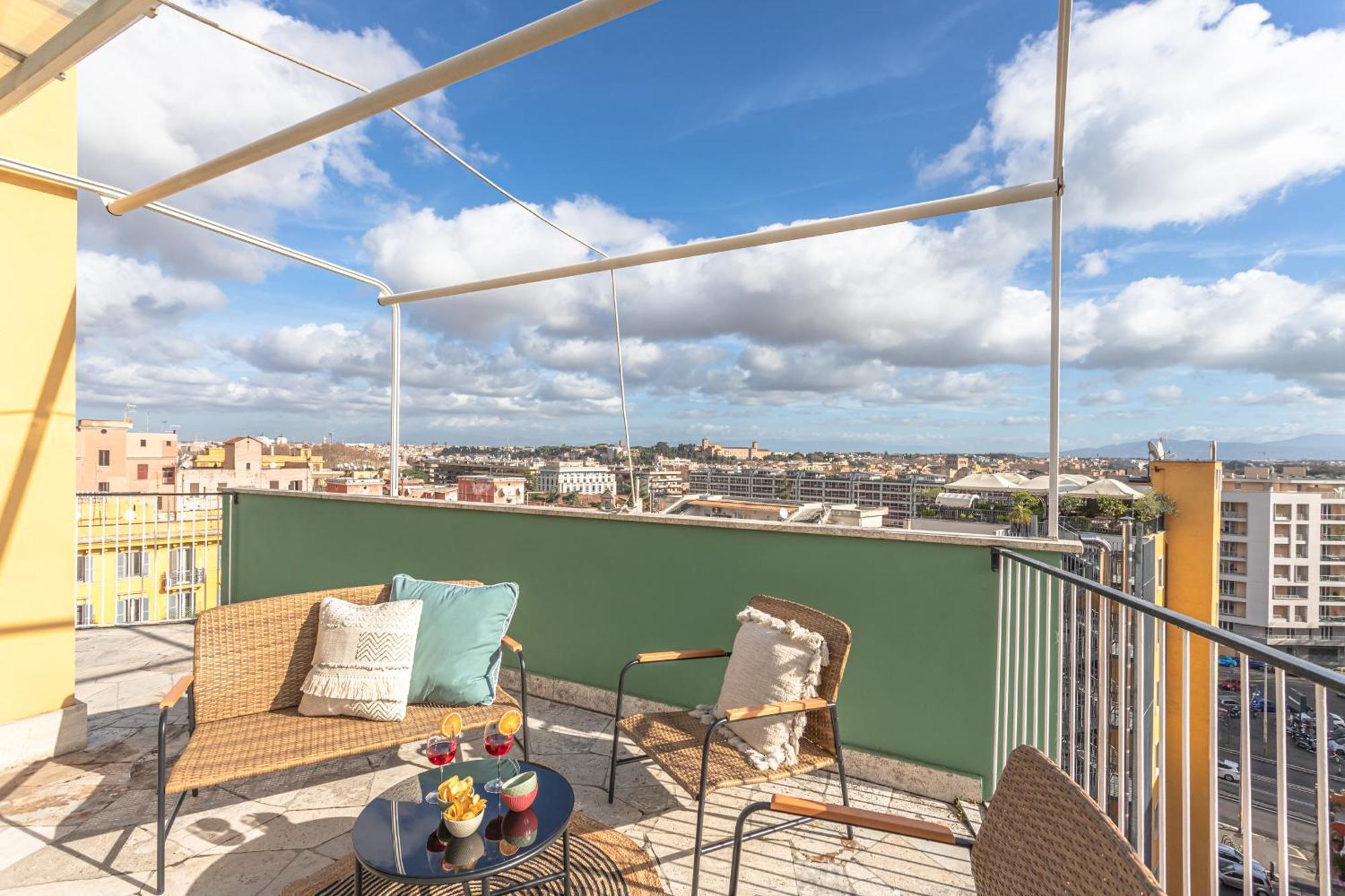Apartmán Viola Penthouse With Rome Panoramic View Exteriér fotografie